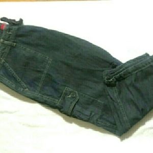 b.u.m. equipment Jeans - b.u.m. equipment, Sz.14, cropped, cargo jeans b.u.m. equipment Jeans - b.u.m. equipment, Sz.14, cropped, cargo jeans